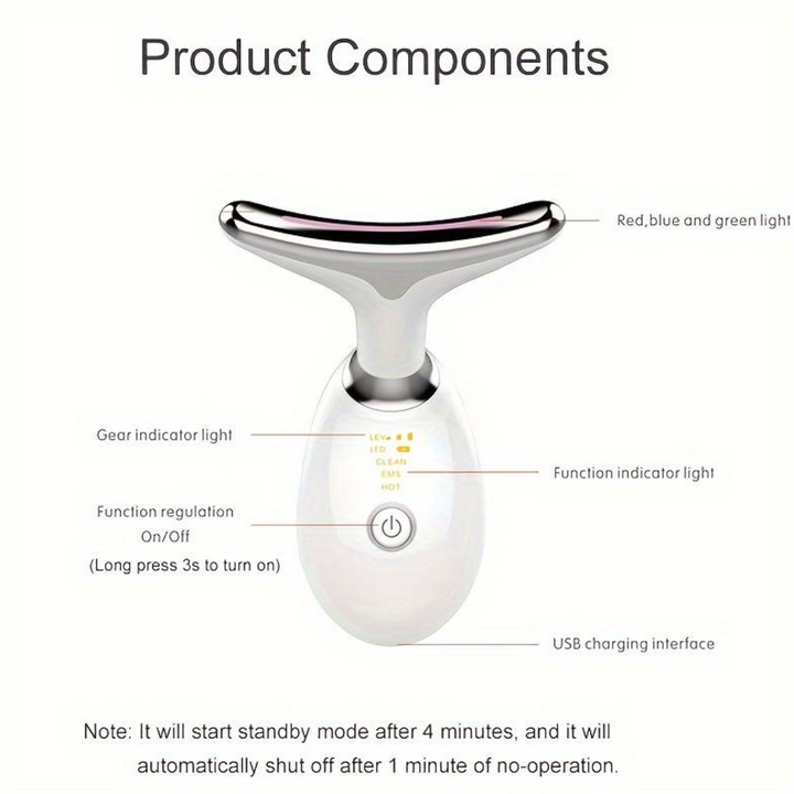 Micro-current Neck Face Massage Device